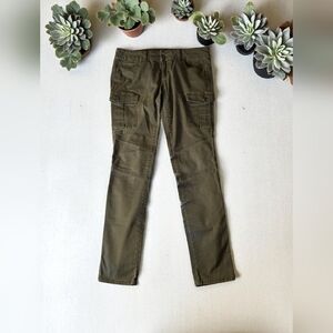 Women's Olive Cargo Pants